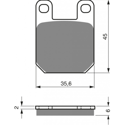 Brzdové obloženie GOLDFREN 121 S33 STREET FRONT