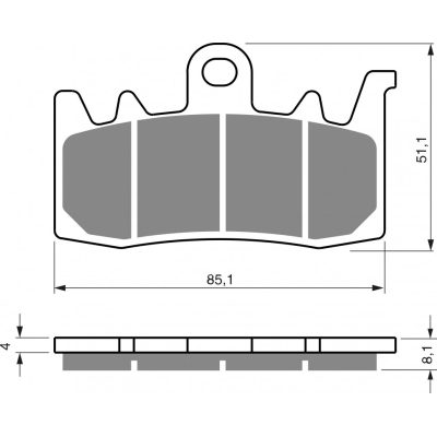 Brzdové obloženie GOLDFREN 328 GPR