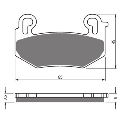 Brzdové obloženie GOLDFREN 442 S3