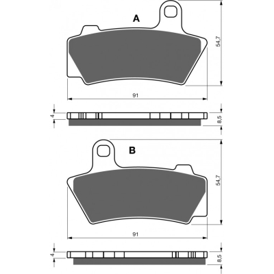 Brzdové obloženie GOLDFREN 446 S3