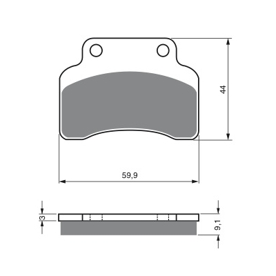 Brzdové doštičky GOLDFREN 136AD