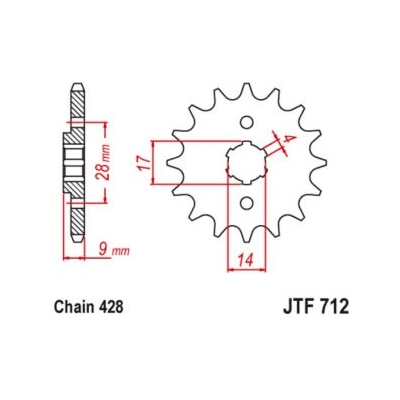 Kolečko JT JTF 712