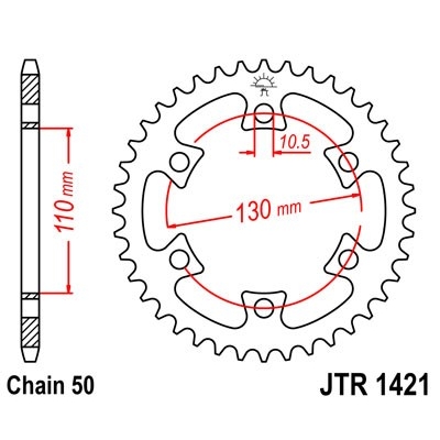 Reťazová rozeta JT JTR 1421