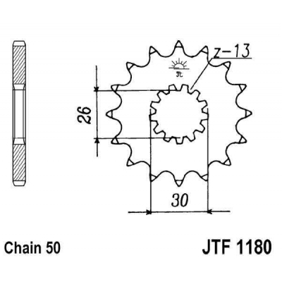Kolečko JT JTF 1180