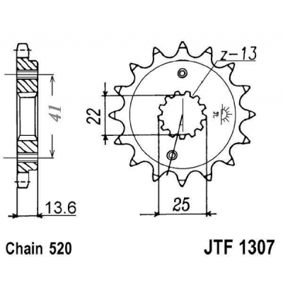 Kolečko JT JTF 1307