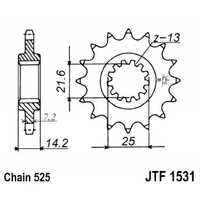 Kolečko JT JTF 1531