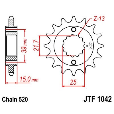 Kolečko JT JTF 1042