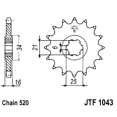 Kolečko JT JTF 1043