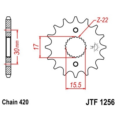 Kolečko JT JTF 1256