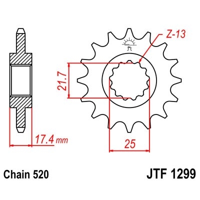 Kolečko JT JTF 1299