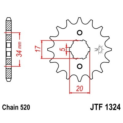 Kolečko JT JTF 1324