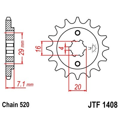 Kolečko JT JTF 1408