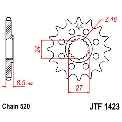 Kolečko JT JTF 1423