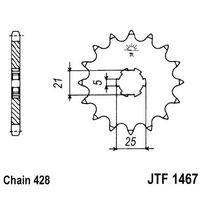 Kolečko JT JTF 1467