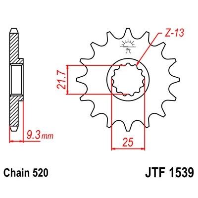 Kolečko JT JTF 1539