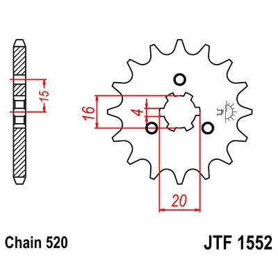 Kolečko JT JTF 1552