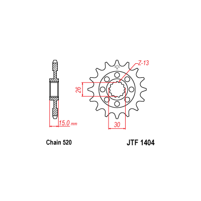 Kolečko JT JTF 1404