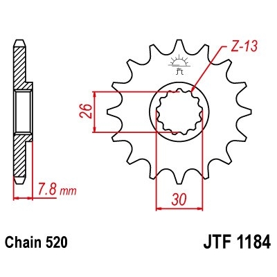 Kolečko JT JTF 1184