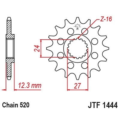 Kolečko JT JTF 1444