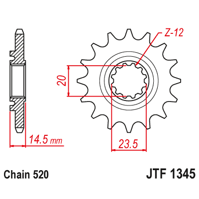 Kolečko JT JTF 1345
