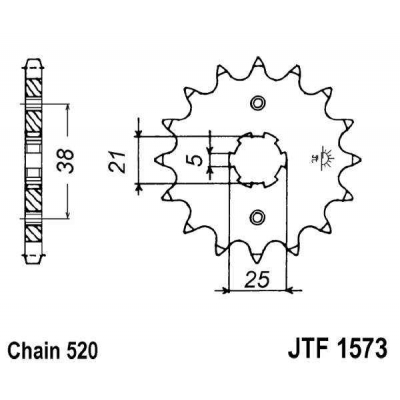 Kolečko JT JTF 1573