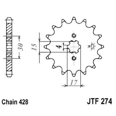Kolečko JT JTF 274