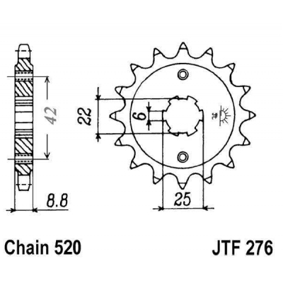 Kolečko JT JTF 276