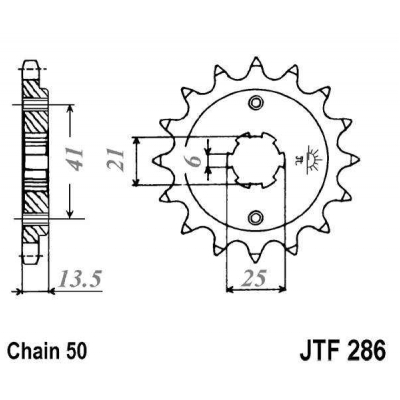 Kolečko JT JTF 286