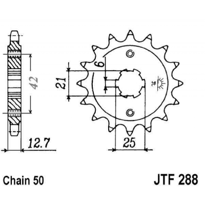 Kolečko JT JTF 288