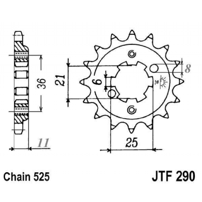 Kolečko JT JTF 290
