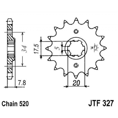 Kolečko JT JTF 327