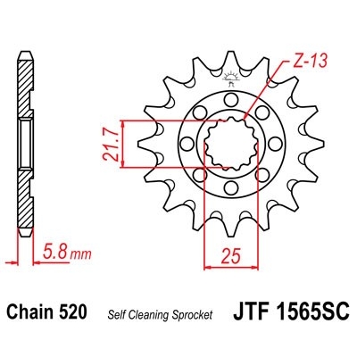 Kolečko JT JTF 1565 SC Cleaning Lightweight
