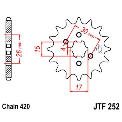 Kolečko JT JTF 252
