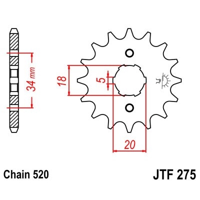 Kolečko JT JTF 275