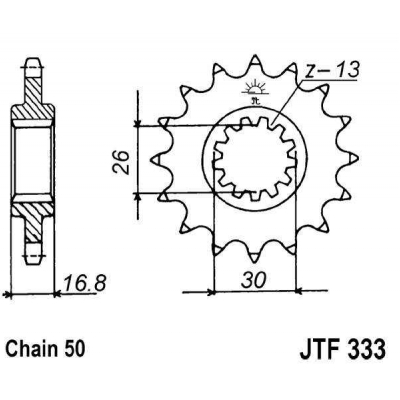 Kolečko JT JTF 333
