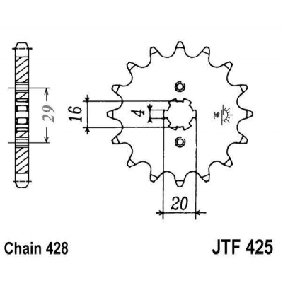 Kolečko JT JTF 425