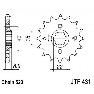 Kolečko JT JTF 435