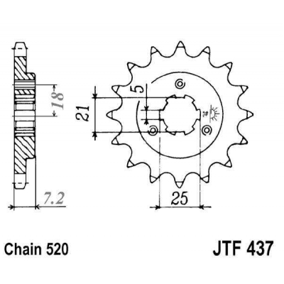 Kolečko JT JTF 437