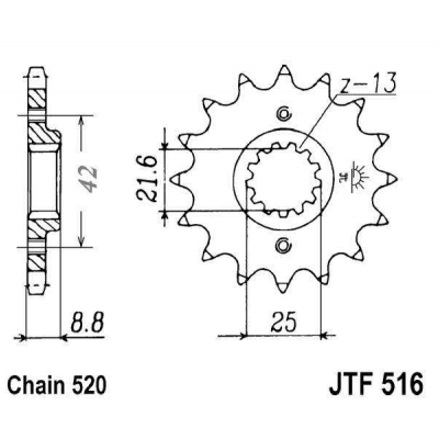 Kolečko JT JTF 516