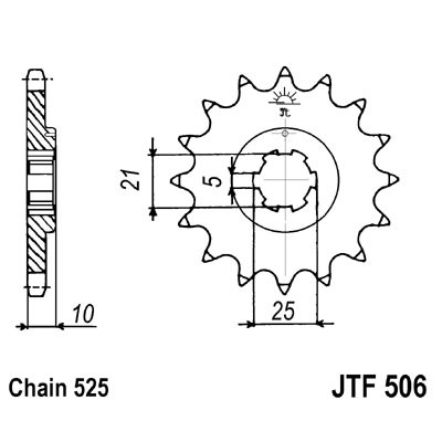 Kolečko JT JTF 506