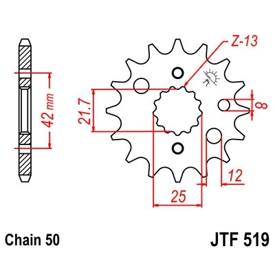 Kolečko JT JTF 519