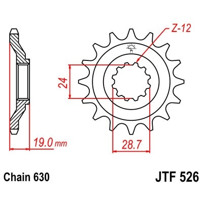 Kolečko JT JTF 526