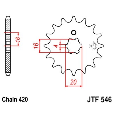 Kolečko JT JTF 546