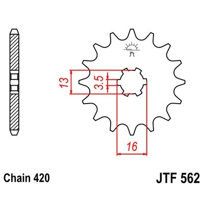 Kolečko JT JTF 562