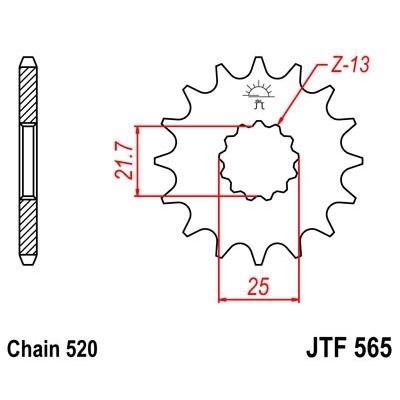 Kolečko JT JTF 565