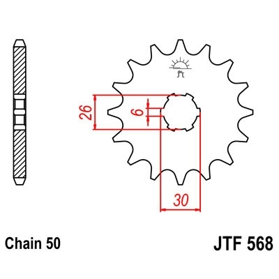 Kolečko JT JTF 568