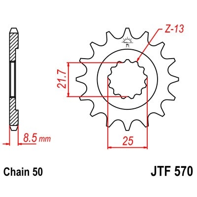 Kolečko JT JTF 570