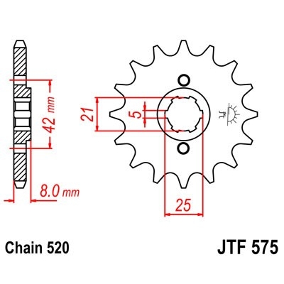 Kolečko JT JTF 575