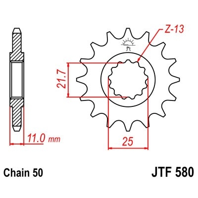Kolečko JT JTF 580