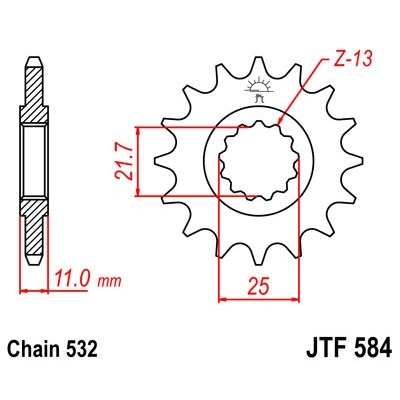 Kolečko JT JTF 584